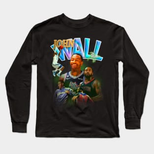 John Wall "The Dougie" Bootleg Graphic Tee | Vintage / Retro-Inspired Clippers Rockets Wizards Long Sleeve T-Shirt